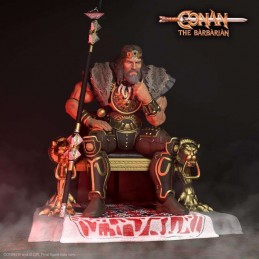 CONAN THE BARBARIAN ULTIMATES KING CONAN AQUILONIAN THRONE ACTION FIGURE SUPER7