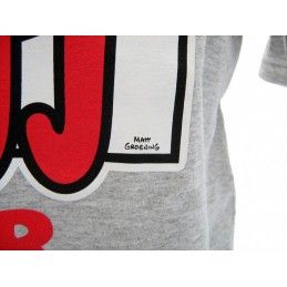 MAGLIA T SHIRT THE SIMPSONS DUFF BEER LOGO ROSSO NERA