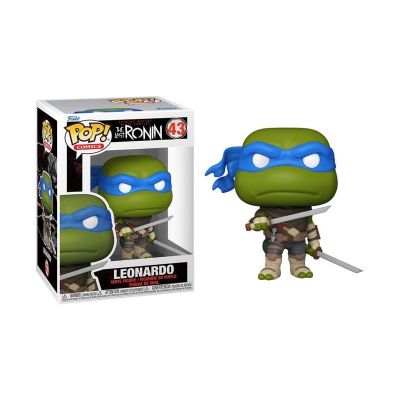 FUNKO POP! NINJA TURTLES THE LAST RONIN LEONARDO BOBBLE HEAD FIGURE FUNKO