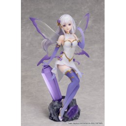 ELCOCO RE:ZERO EMILIA JEWELL PRINCESS 1/7 PVC STATUE FIGURE