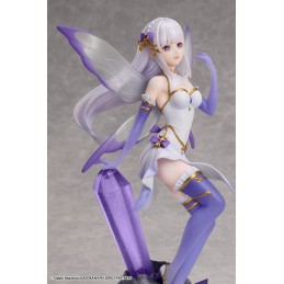 ELCOCO RE:ZERO EMILIA JEWELL PRINCESS 1/7 PVC STATUE FIGURE