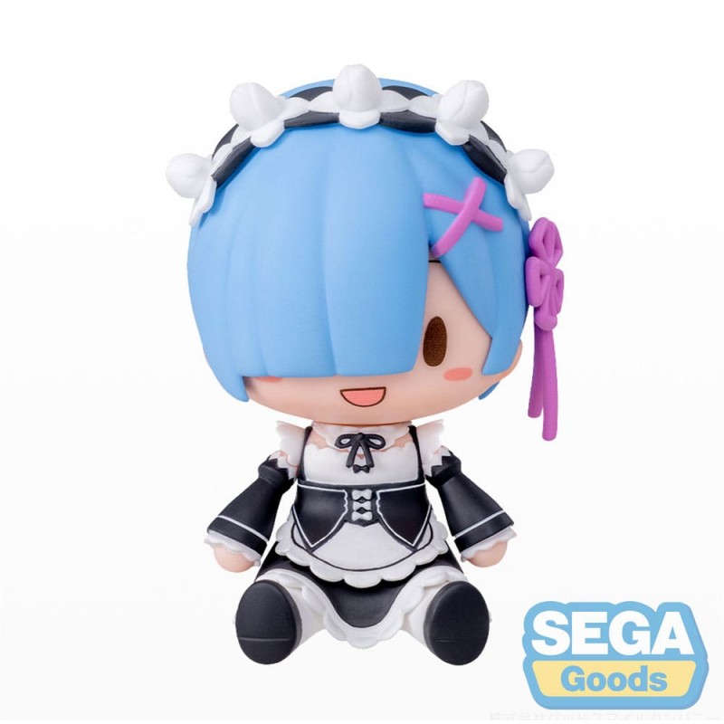 SEGA GOODS RE:ZERO FUWA PETIT CHIBI REM FIGURE