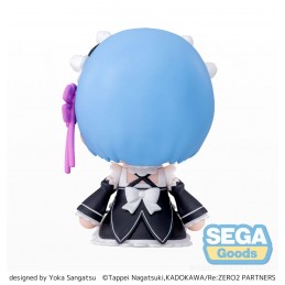 SEGA GOODS RE:ZERO FUWA PETIT CHIBI REM FIGURE