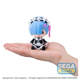 SEGA GOODS RE:ZERO FUWA PETIT CHIBI REM FIGURE