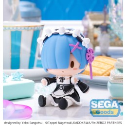 SEGA GOODS RE:ZERO FUWA PETIT CHIBI REM FIGURE