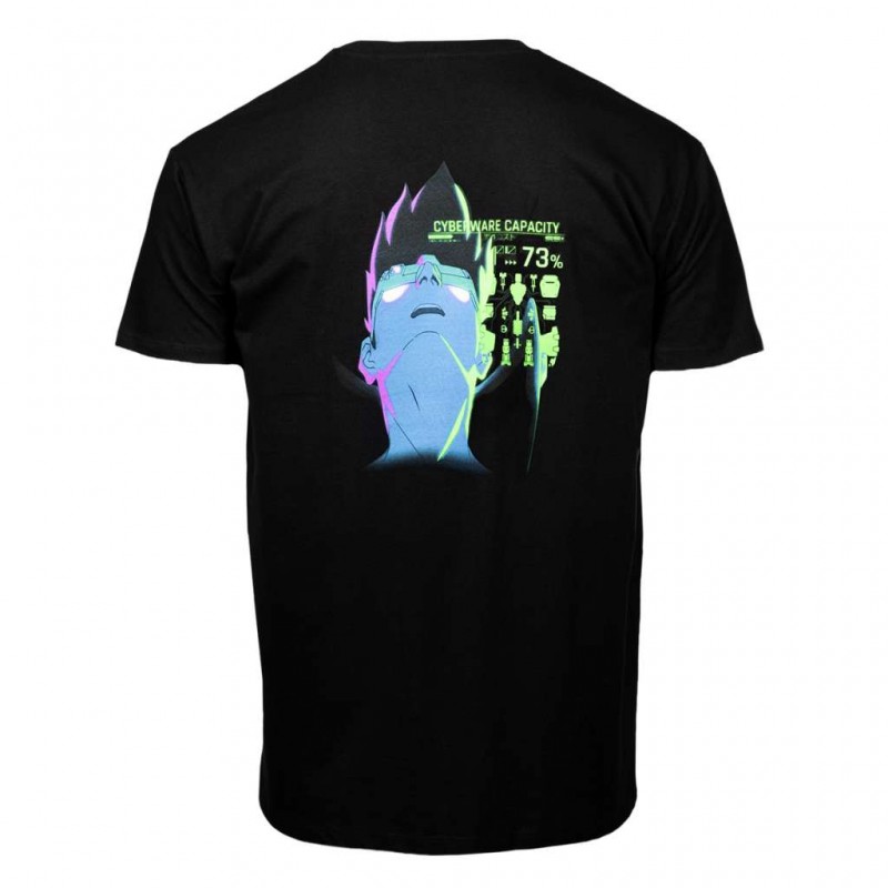 DEVPLUS CYBERPUNK EDGERUNNERS T-SHIRT NEON DAVID L SIZE