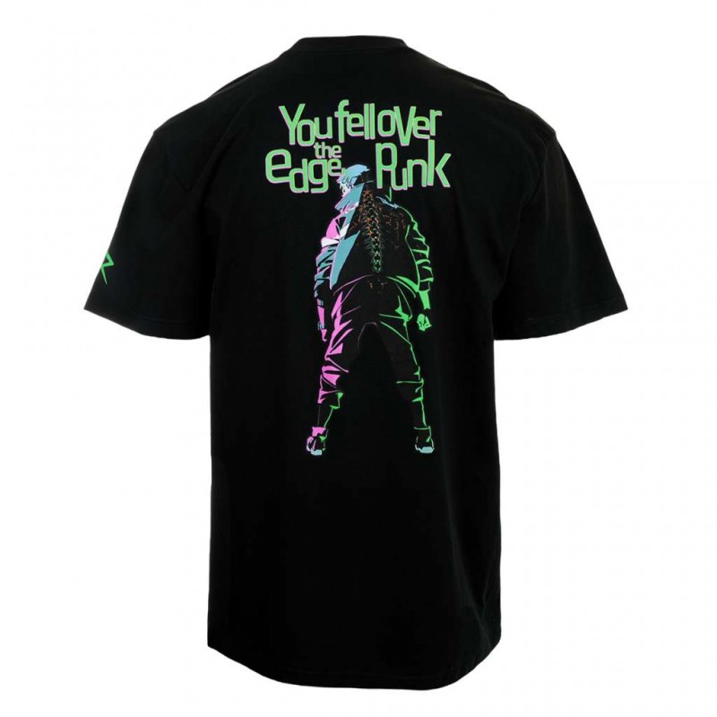 DEVPLUS CYBERPUNK EDGERUNNERS T-SHIRT NEON PUNK L SIZE