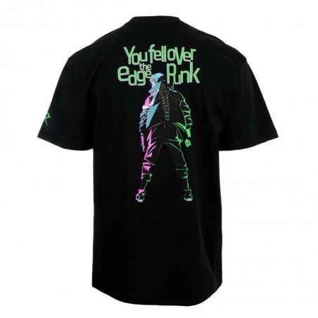 CYBERPUNK EDGERUNNERS T-SHIRT NEON PUNK L SIZE