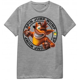 CRASH BANDICOOT T-SHIRT SPIN JUMP WUMP TAGLIA 2XL BIOWORLD