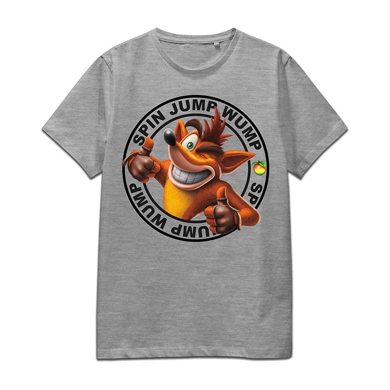 CRASH BANDICOOT T-SHIRT SPIN JUMP WUMP TAGLIA 2XL BIOWORLD