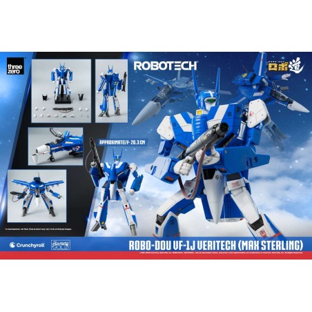 ROBOTECH ROBO-DOU VF-1J VERITECH MAX STERLING ACTION FIGURE