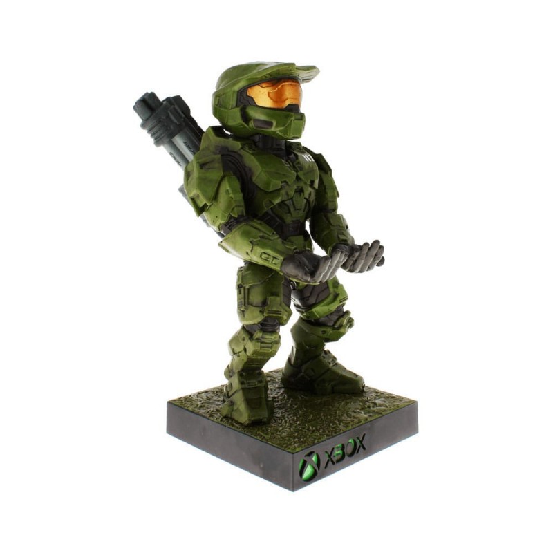 EXQUISITE GAMING HALO INFINITE MASTER CHIEF EXCLUSIVE EDITION CABLE GUY STATUE 20CM FIGURE LIGHT UP