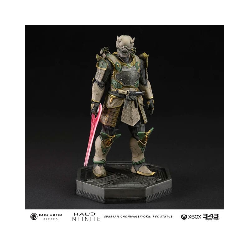 DARK HORSE HALO INFINITE SPARTAN CHONMAGE YOKAI 25CM PVC STATUE FIGURE