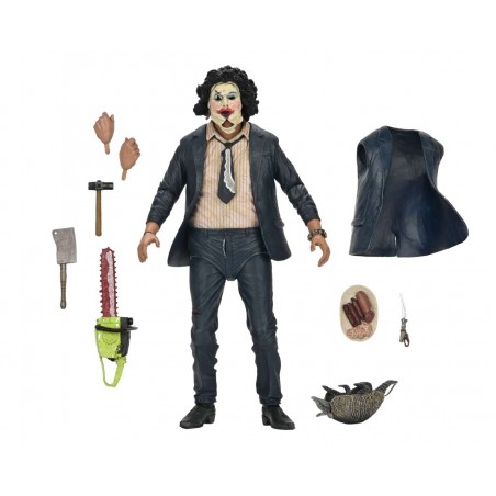 THE TEXAS CHAINSAW MASSACRE LEATHERFACE PRETTY WOMAN 50TH ANN. ULTIMATE ACTION FIGURE