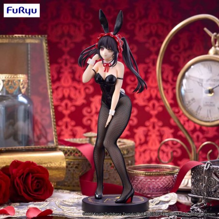 DATE A LIVE V KURUMI BLACK COLOR VERSION BICUTE BUNNIES STATUE FIGURE