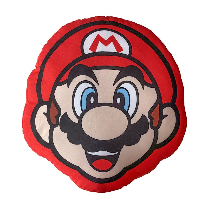 SUPER MARIO HAPPY FACE 3D CUSCINO 40CM LYO