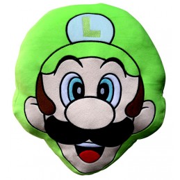 SUPER MARIO LUIGI HAPPY FACE 3D CUSCINO 40CM LYO