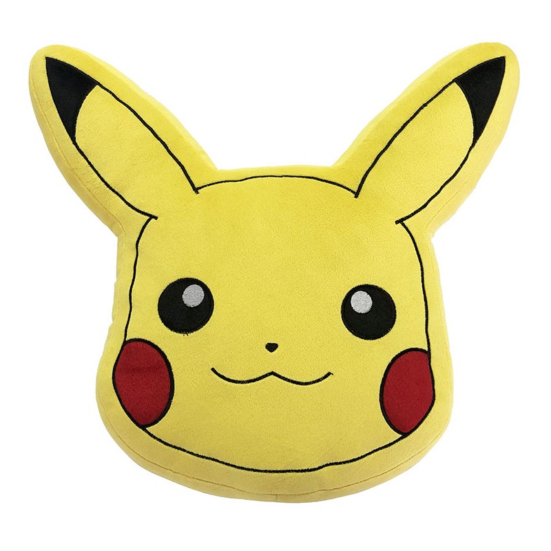 POKEMON PIKACHU HAPPY FACE 3D CUSCINO 40CM LYO