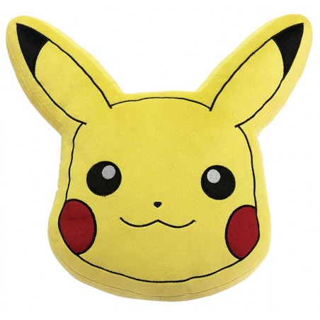 POKEMON PIKACHU HAPPY FACE 3D CUSCINO 40CM