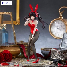 FURYU DATE A LIVE KURUMI TOKISAKI BICUTE BUNNIES 29CM PVC STATUE FIGURE