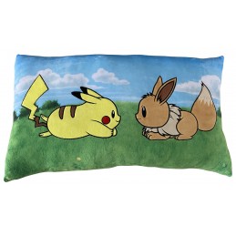 LYO POKEMON PIKACHU AND EVEE PILLOW 60X36CM