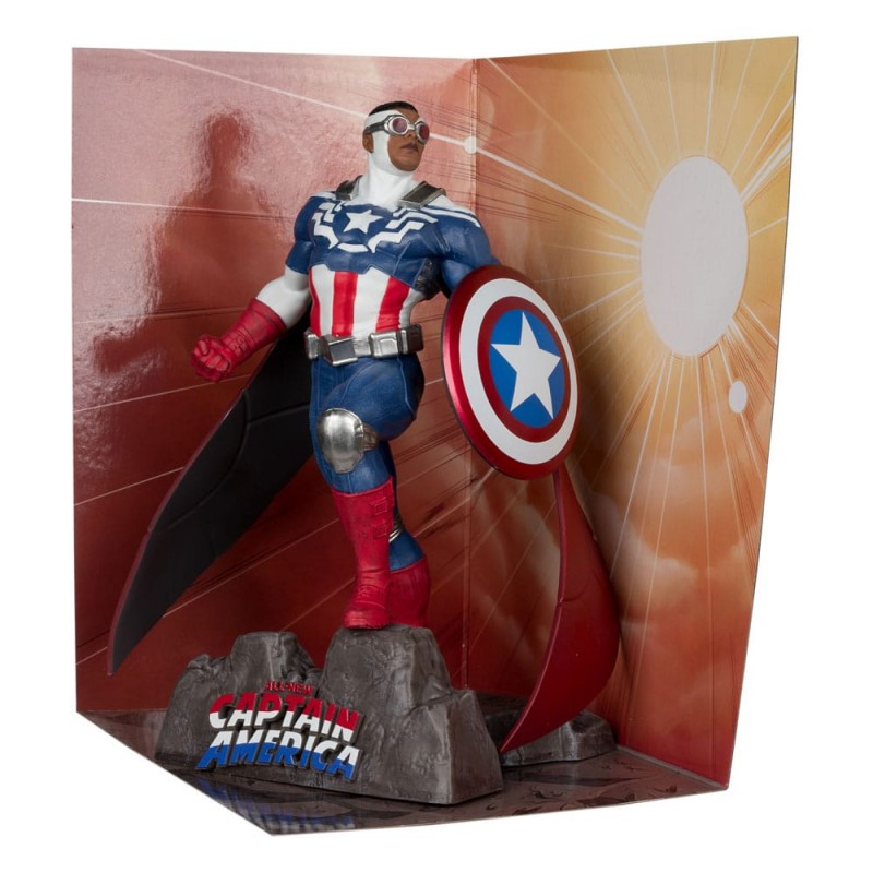 MARVEL PVC STATUE CAPTAIN AMERICA (ALL NEW CAPTAIN AMERICA 1) STATUA FIGURE MC FARLANE