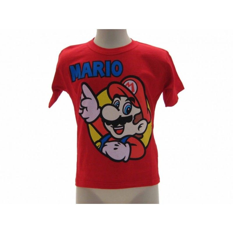 MAGLIA T SHIRT NINTENDO SUPER MARIO ROSSA MAGLIA T SHIRT NINTENDO SUPER MARIO ROSSA