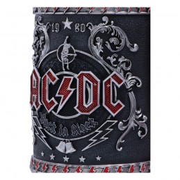 AC/DC BACK IN BLACK TANKARD RESIN BOCCALE NEMESIS NOW