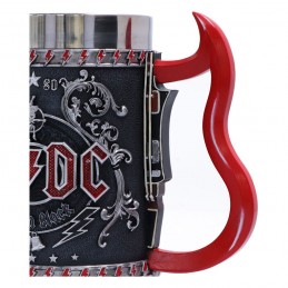 AC/DC BACK IN BLACK TANKARD RESIN BOCCALE NEMESIS NOW