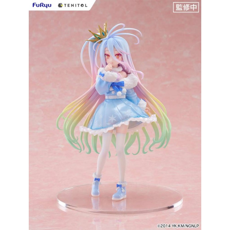 FURYU NO GAME NO LIFE ZERO SHIRO TENITOL STATUE PVC FIGURE