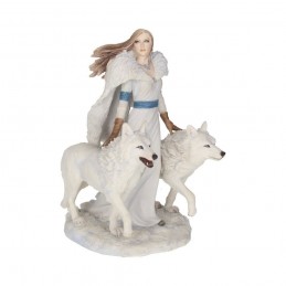 ANNE STOKES WINTER GUARDIANS RESIN STATUA FIGURE NEMESIS NOW