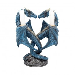 NEMESIS NOW ANNE STOKES DRAGON HEART CANDLE HOLDER RESIN STATUA FIGURE