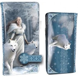 NEMESIS NOW ANNE STOKES WINTER GUARDIANS EMBOSSED PURSE