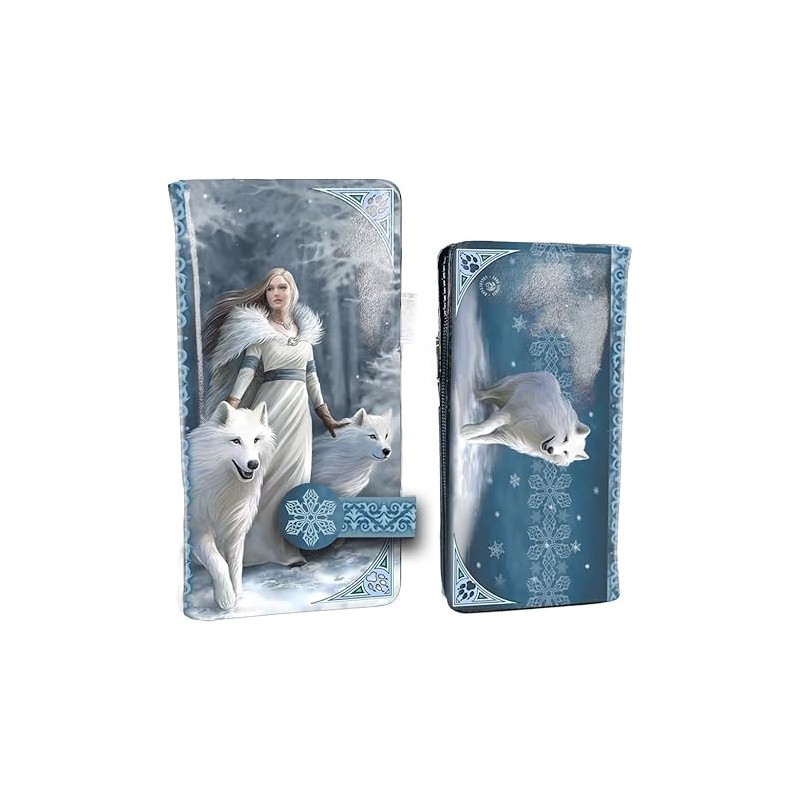 NEMESIS NOW ANNE STOKES WINTER GUARDIANS EMBOSSED PURSE