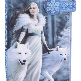 NEMESIS NOW ANNE STOKES WINTER GUARDIANS EMBOSSED PURSE