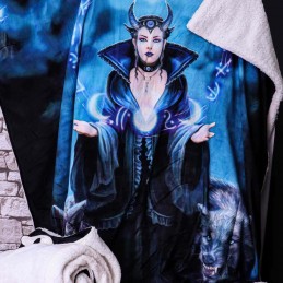 NEMESIS NOW ANNE STOKES MOON WITCH PILE BLANKET 160 X 140CM