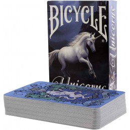 ANNE STOKES BICYCLE UNICORNS POKER PLAYING CARDS MAZZO CARTE DA GIOCO NEMESIS NOW