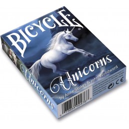 ANNE STOKES BICYCLE UNICORNS POKER PLAYING CARDS MAZZO CARTE DA GIOCO NEMESIS NOW