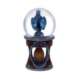 ANNE STOKES DRAGON HEART SNOW GLOBE FIGURE PALLA DI NEVE NEMESIS NOW