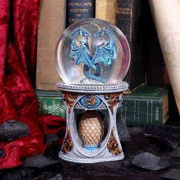 ANNE STOKES DRAGON HEART SNOW GLOBE FIGURE PALLA DI NEVE NEMESIS NOW