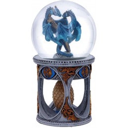 ANNE STOKES DRAGON HEART SNOW GLOBE FIGURE PALLA DI NEVE NEMESIS NOW