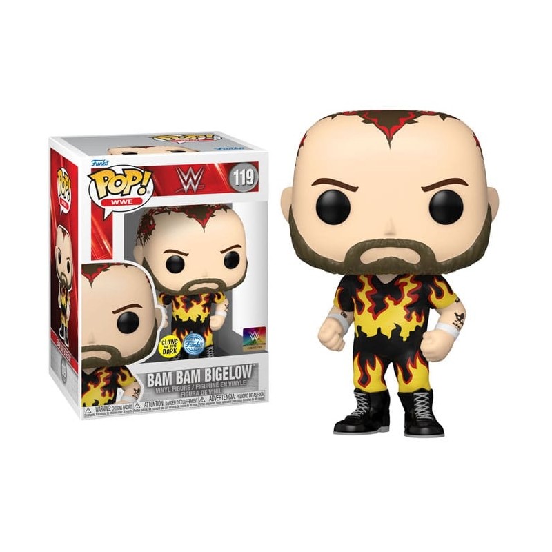 FUNKO POP! WWE BAM BAM BIGELOW BOBBLE HEAD FIGURE FUNKO