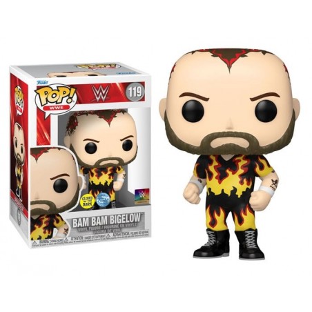 FUNKO POP! WWE BAM BAM BIGELOW BOBBLE HEAD FIGURE