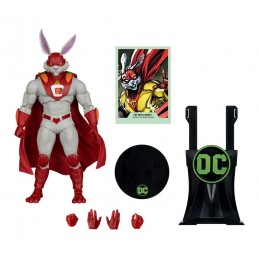 MC FARLANE DC MULTIVERSE CAPTAIN CARROT GLOWING ACTION FIGURE