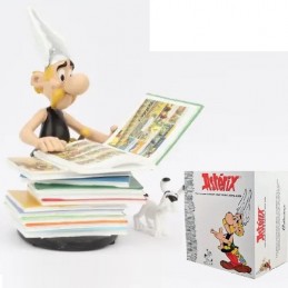 PLASTOY ASTERIX PILE OF COMICS 2ND EDITION RESIN FIGURE 23CM STATUE