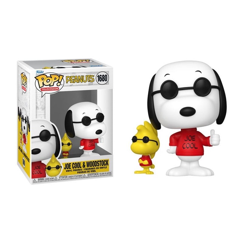 FUNKO POP! PEANUTS JOE COOL & WOODSTOCK BOBBLE HEAD FIGURE FUNKO