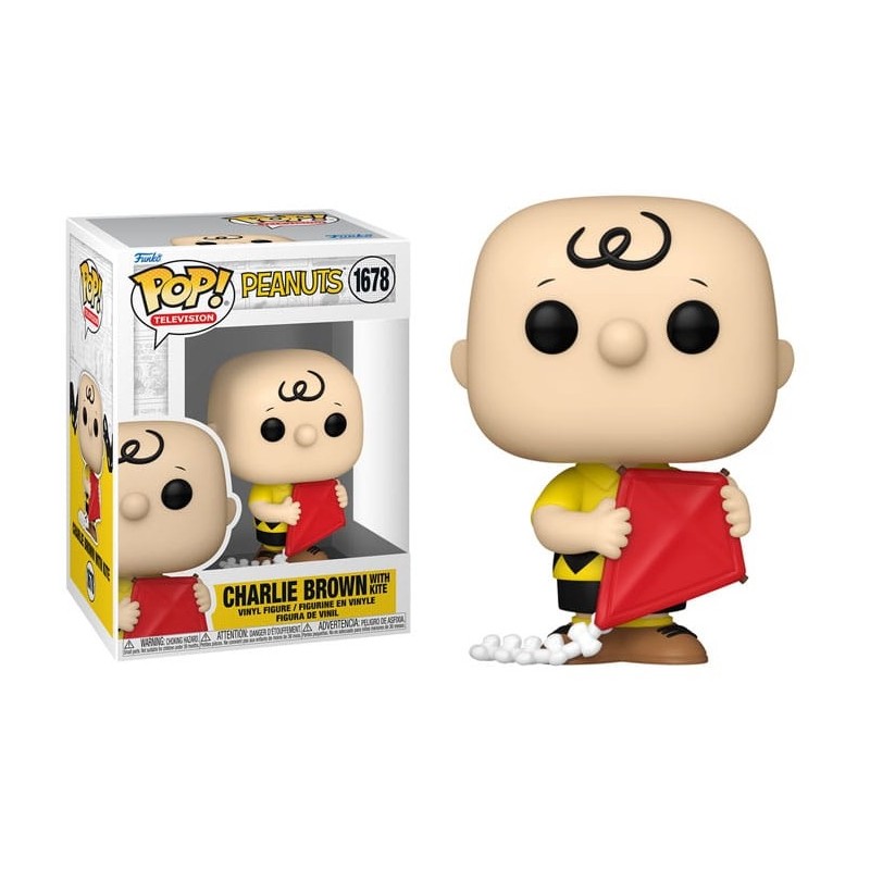 FUNKO POP! PEANUTS CHARLIE BROWN WITH KITE BOBBLE HEAD FIGURE FUNKO