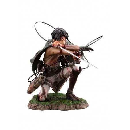 L'ATTACCO DEI GIGANTI LEVI FORTITUDE VER. ARTFXJ STATUA FIGURE