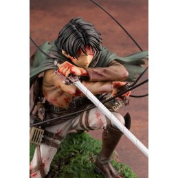 L'ATTACCO DEI GIGANTI LEVI FORTITUDE VER. ARTFXJ STATUA FIGURE KOTOBUKIYA