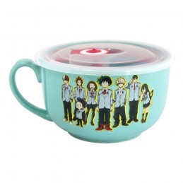 JUST FUNKY MY HERO ACADEMIA UA SOUP BOWL WITH LID AND HANDLE